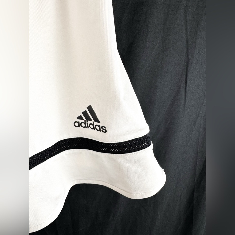 Adidas Climate Skort White Athletic Preppy Tennis Coquette - Picture 3 of 6